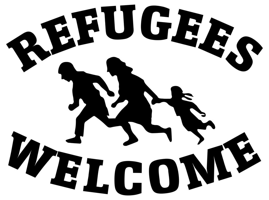 Refugees Welcome png transparent