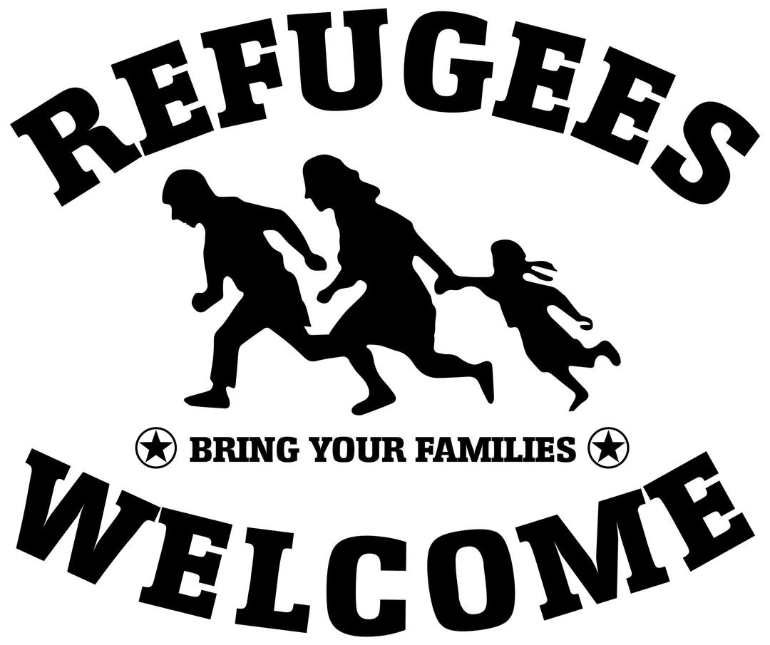 Refugees Welcome - Bring your families png transparent