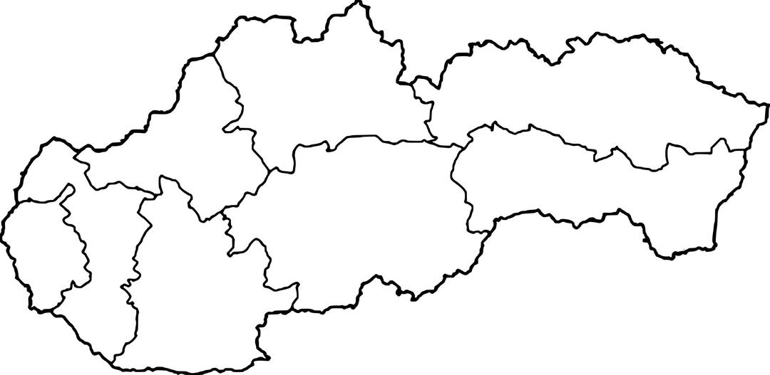 Regions of Slovakia png transparent