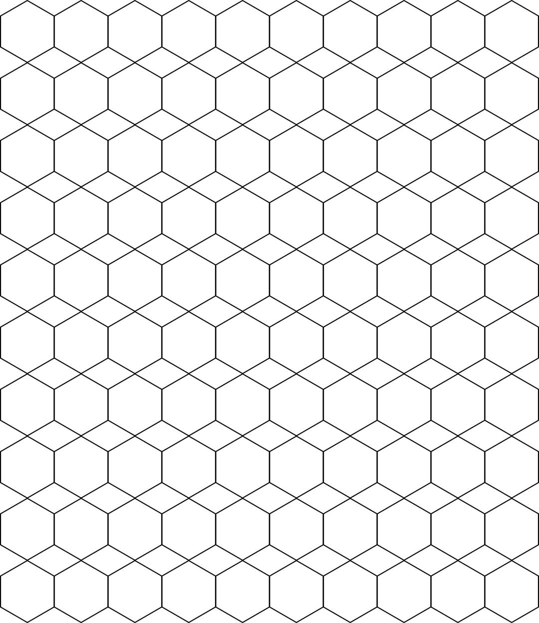 Regular hexagon pattern  png transparent