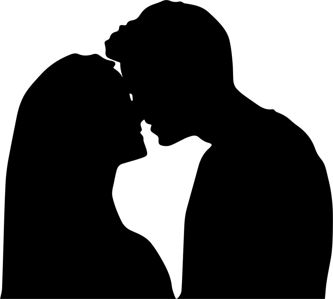 Relationship Silhouette png transparent