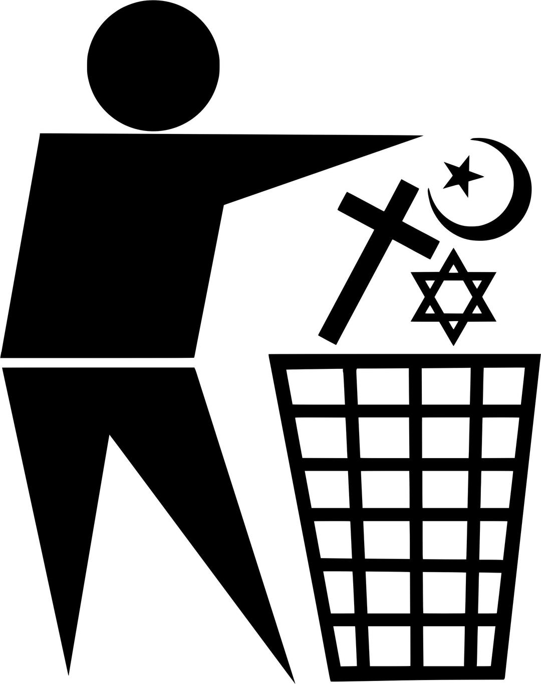Religion is Rubbish png transparent