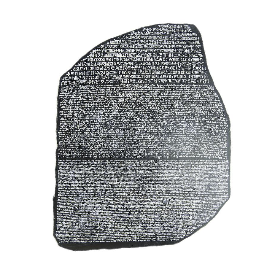 Replica Rosetta Stone png transparent