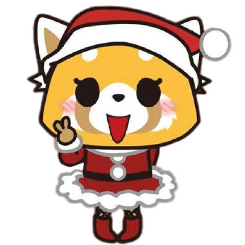 Retsuko In Christmas Outfit png transparent