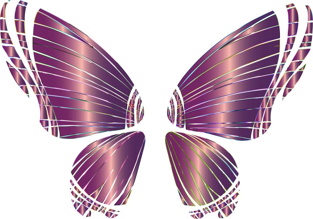 RGB Butterfly Silhouette 10 11 No Background png transparent