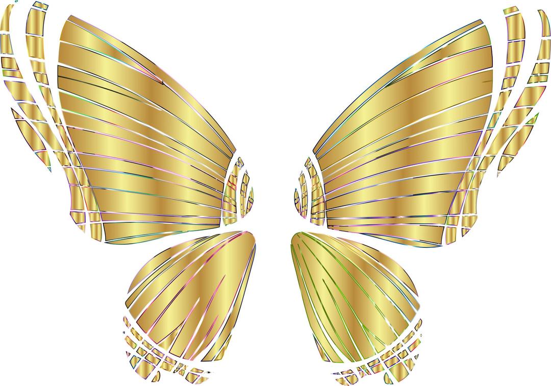 RGB Butterfly Silhouette 10 12 No Background png transparent