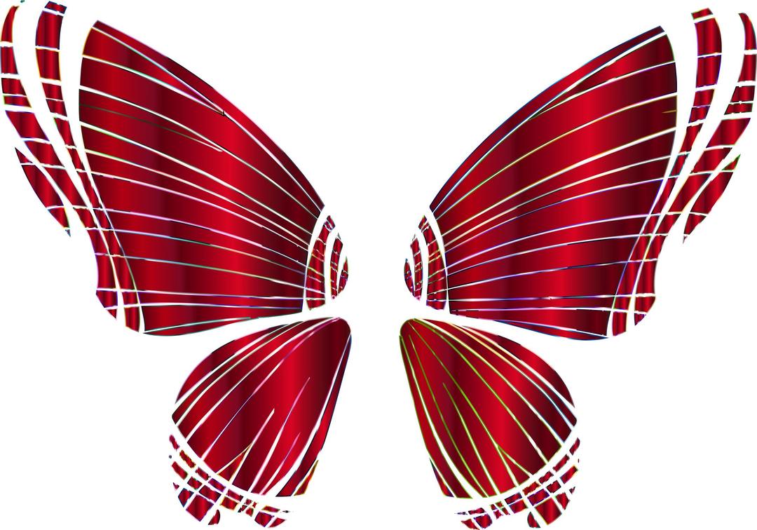 RGB Butterfly Silhouette 10 14 No Background png transparent