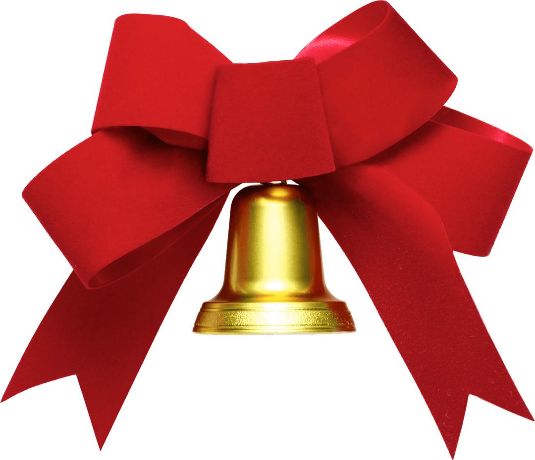 Ribbon Bow Bell png transparent