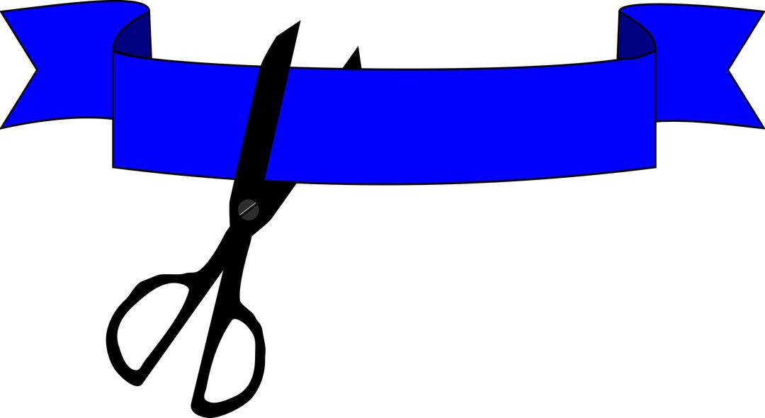 Ribbon Cutting png transparent