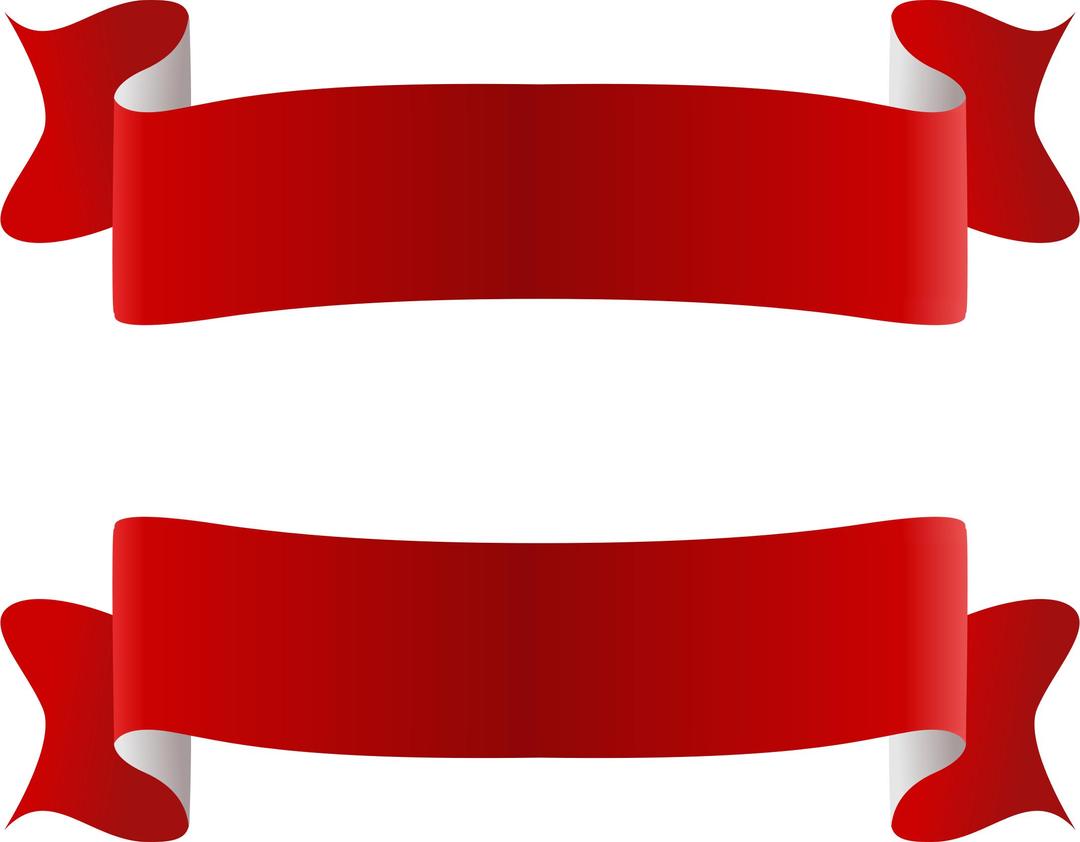 Ribbons & banners png transparent