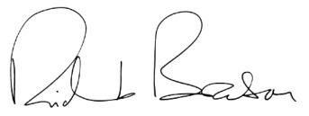 Richard Branson Signature png transparent