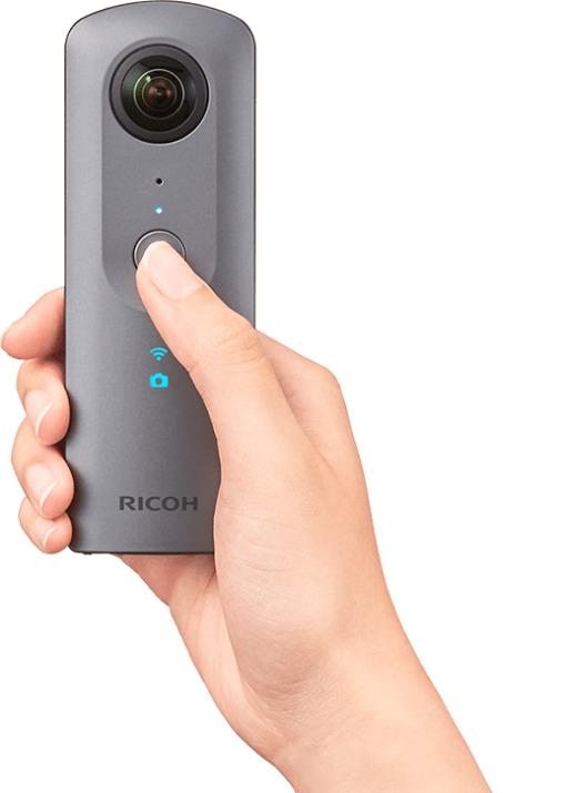 Ricoh Theta In Hand png transparent