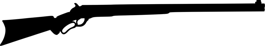 Rifle silhouette png transparent