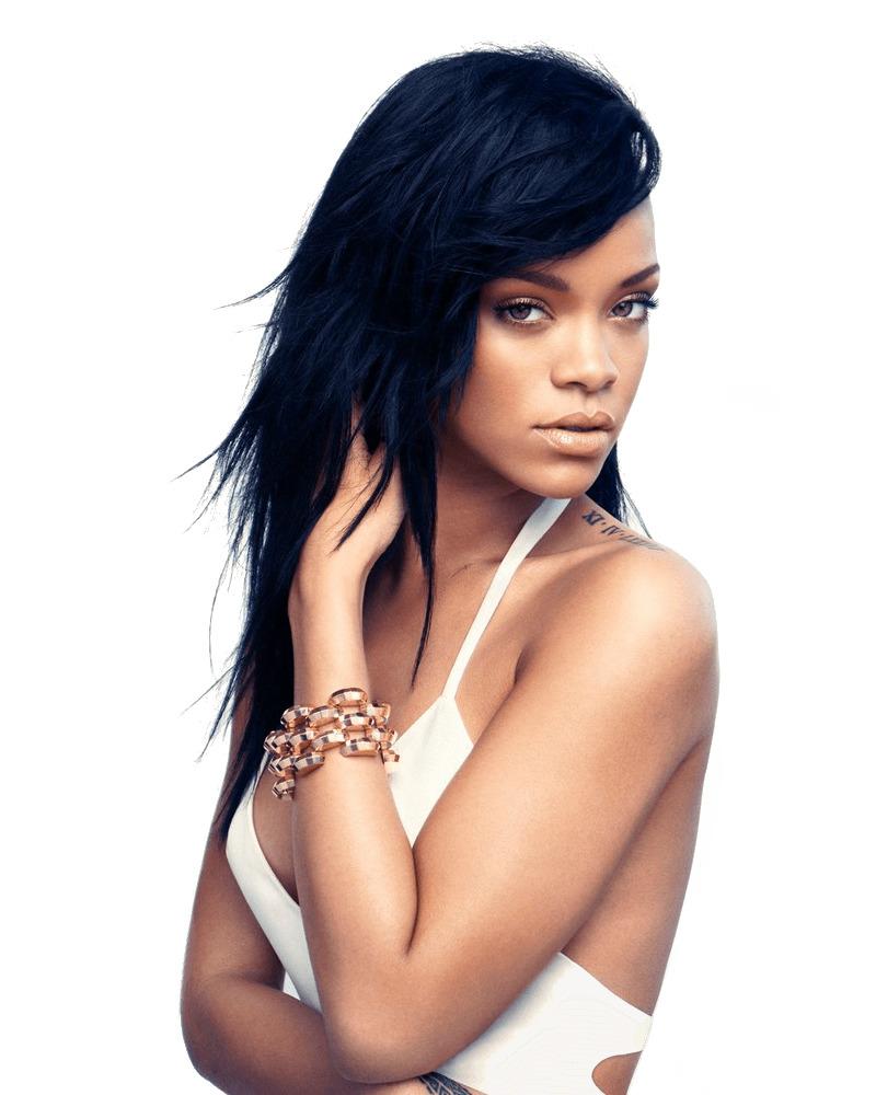 Rihanna Face png transparent
