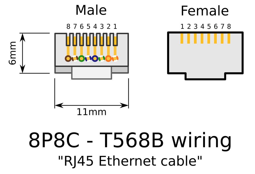 RJ45 connectors png transparent