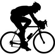 Road Cyclist Silhouette png transparent