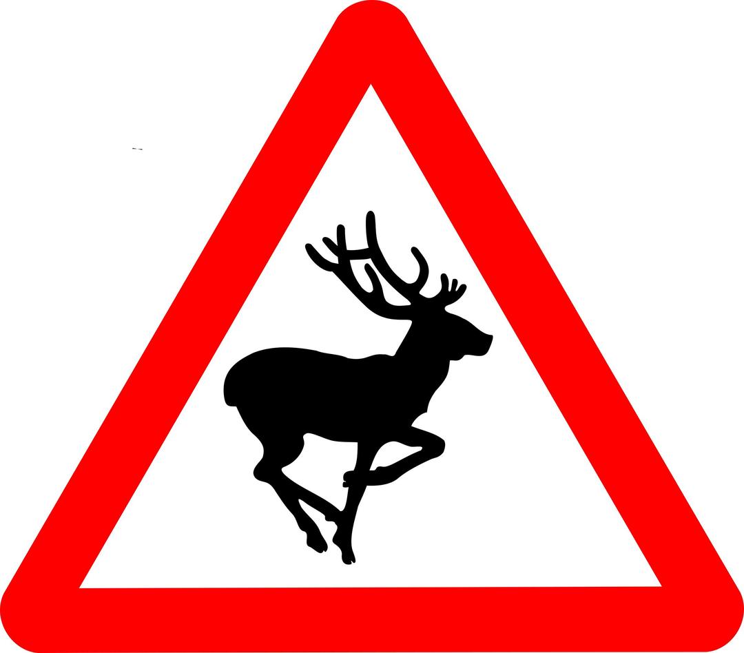 Roadsign Bambi png transparent