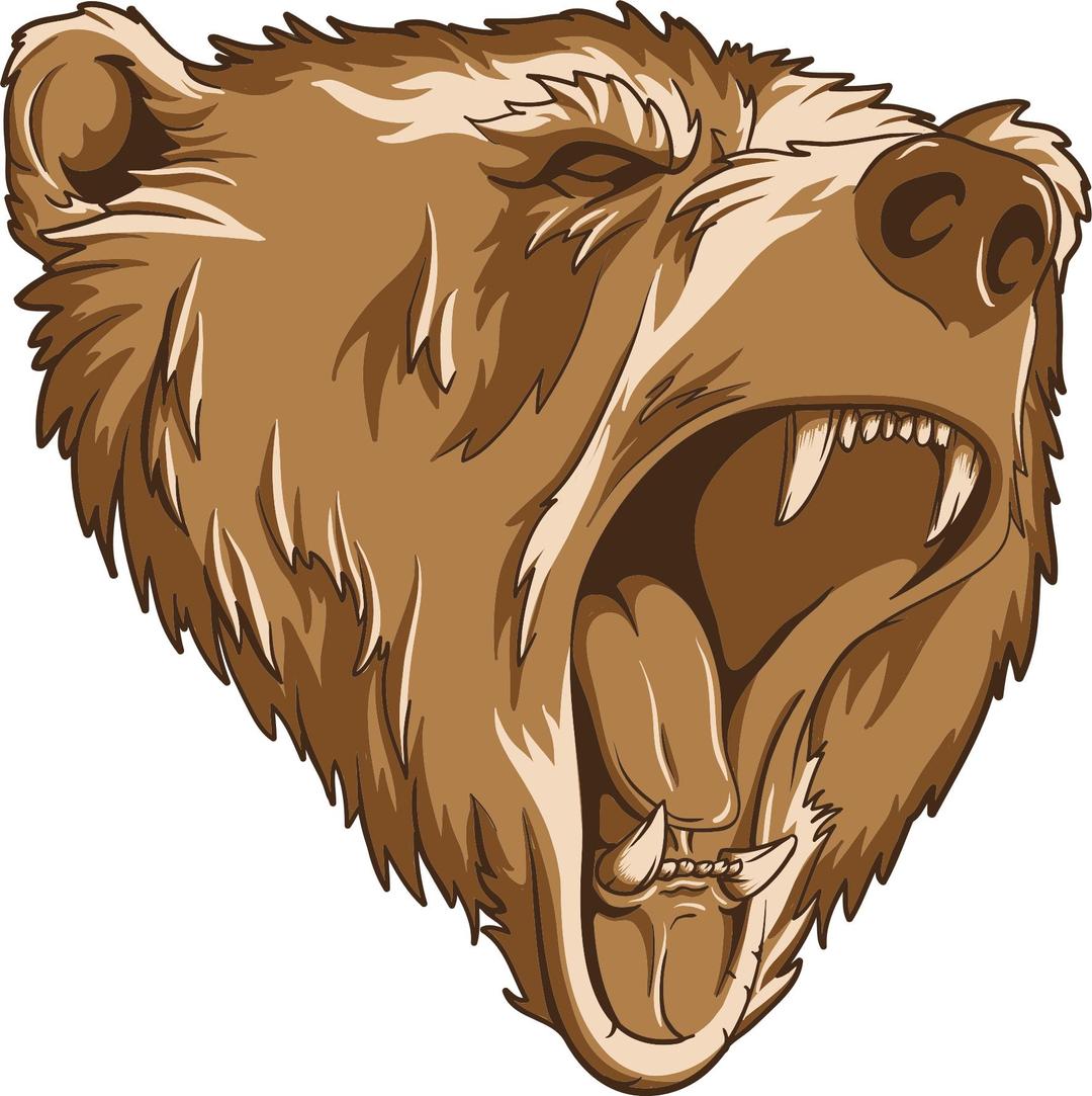 Roaring Bear Mascot (Remix) png transparent