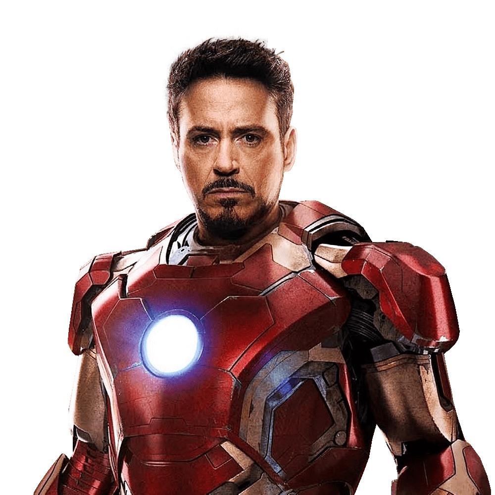 Robert Downey Jr. Iron Man png transparent