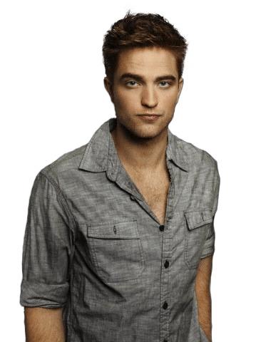 Robert Pattinson Grey Shirt png transparent