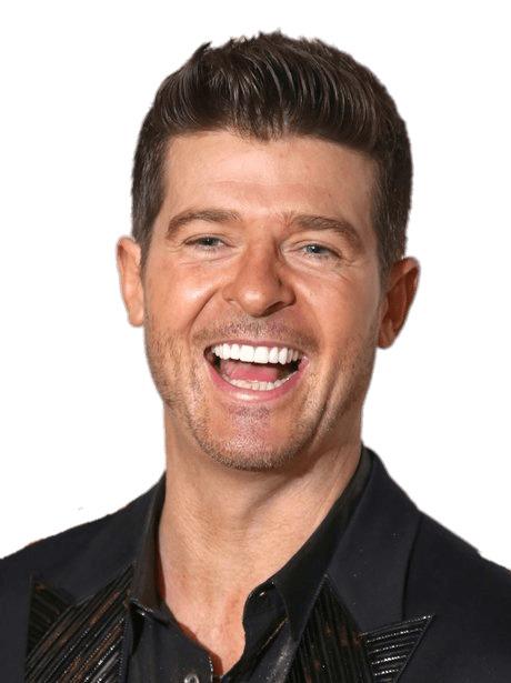 Robin Thicke Laughing png transparent