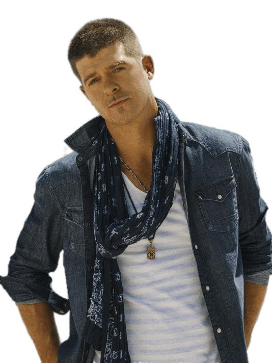 Robin Thicke Posing png transparent