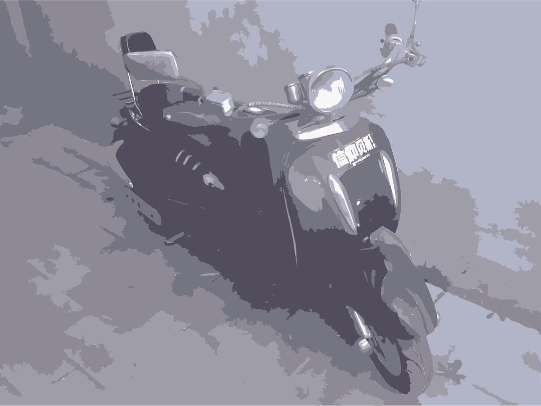 Robin's Old Scooter png transparent