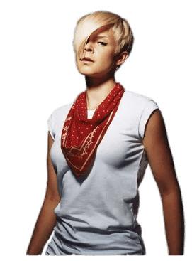 Robyn Red Scarf png transparent