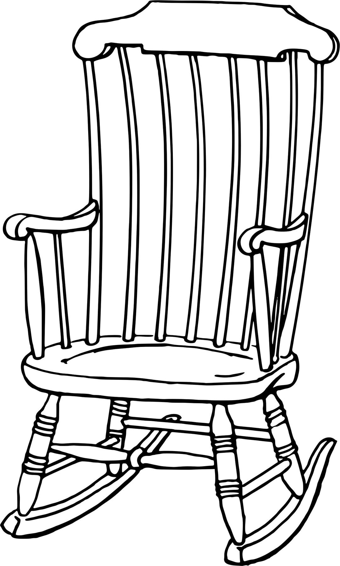 Rocking chair png transparent