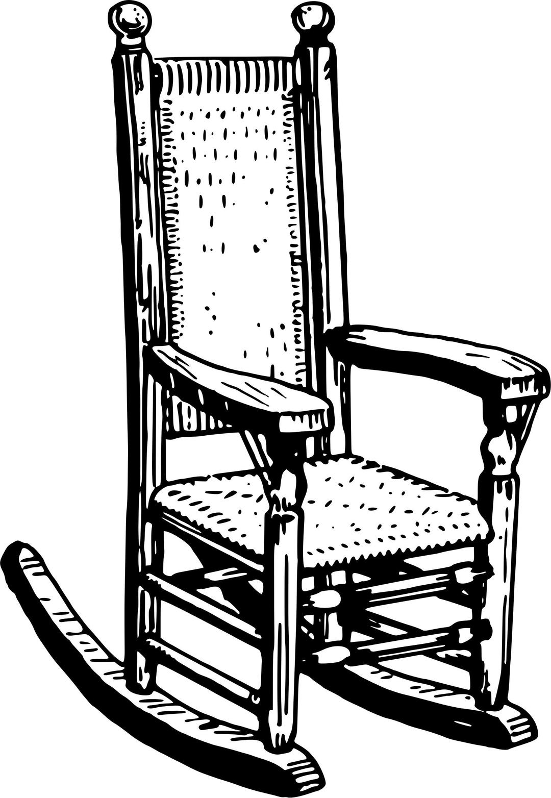 Rocking chair 2 png transparent