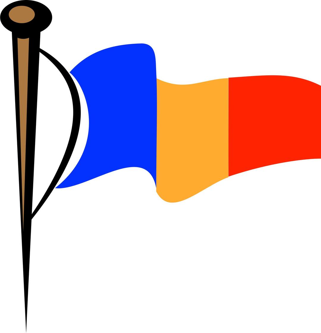 rod and flag png transparent