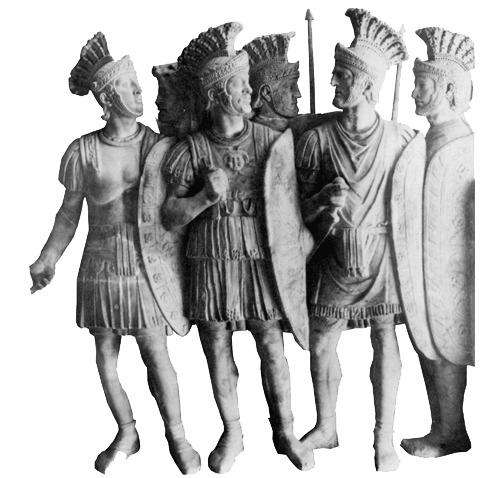 Roman Soldiers Group png transparent