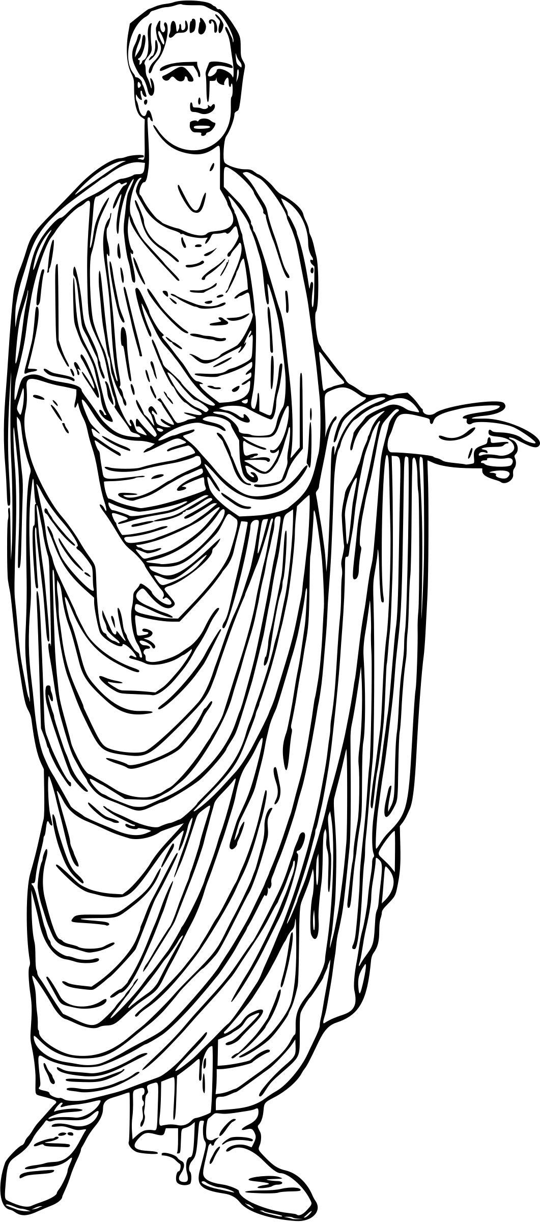 Roman toga png transparent