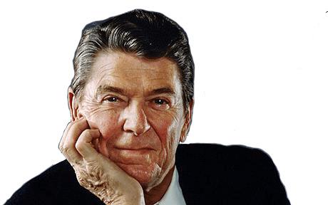Ronald Reagan Thinking png transparent