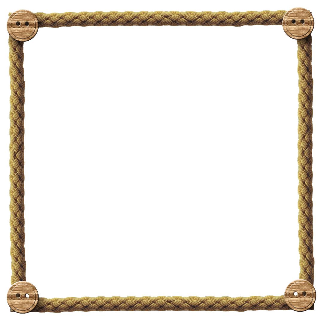 Rope Frame png transparent