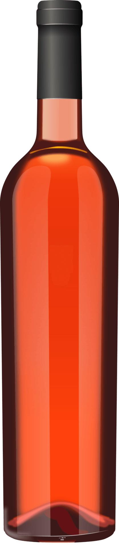 Rose Wine Bottle png transparent