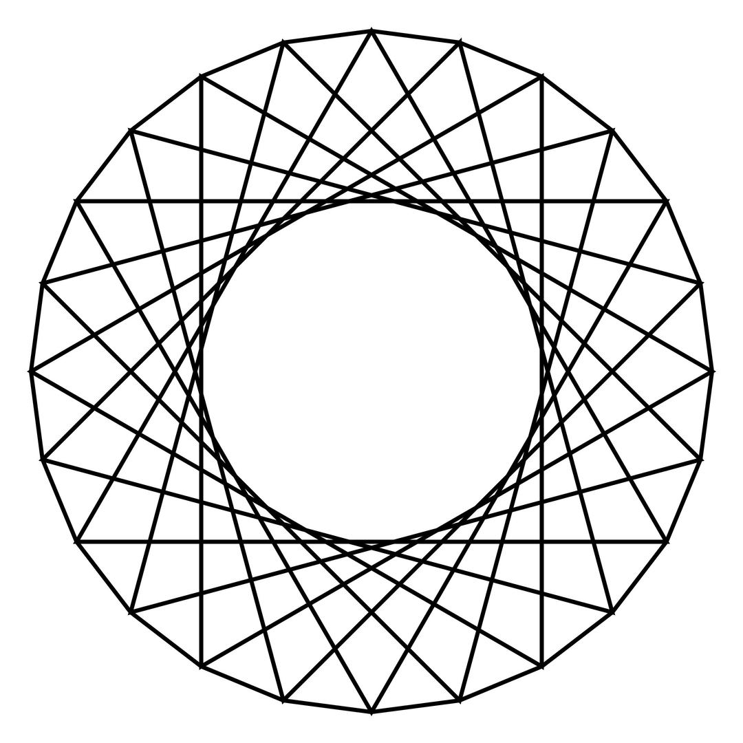 rotated triangles in 24gon png transparent
