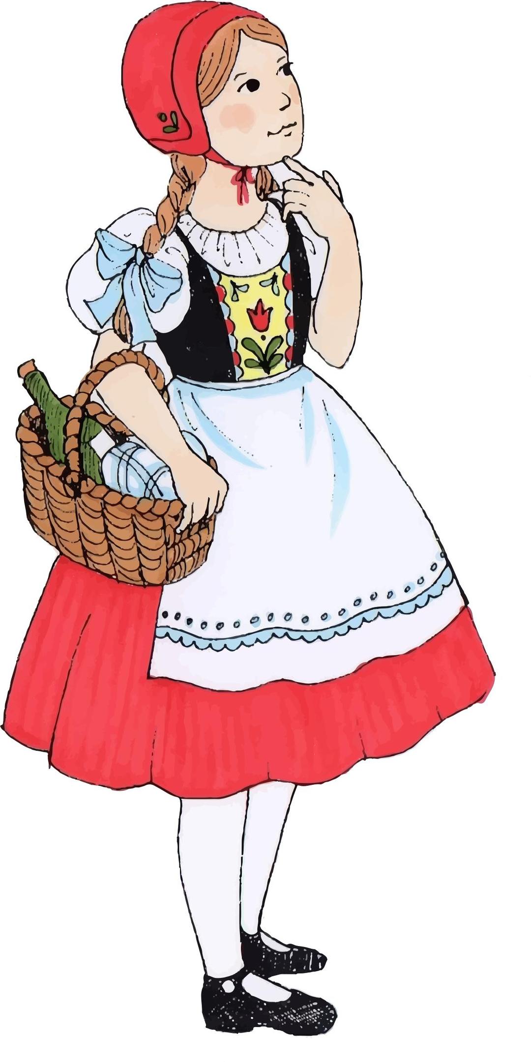 Rotkappchen German Little Red Riding Hood png transparent