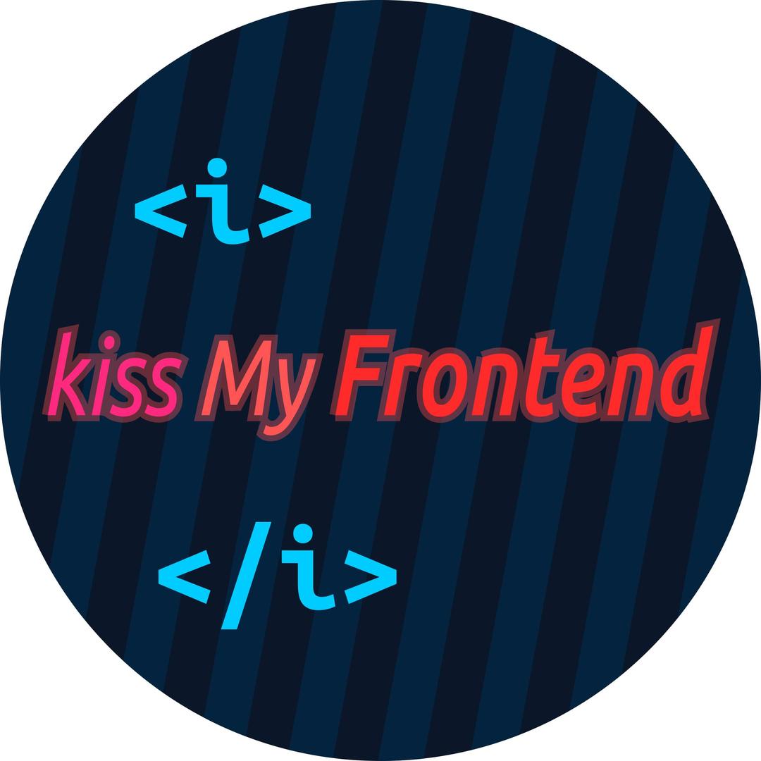 Round badge - kiss My Frontend png transparent