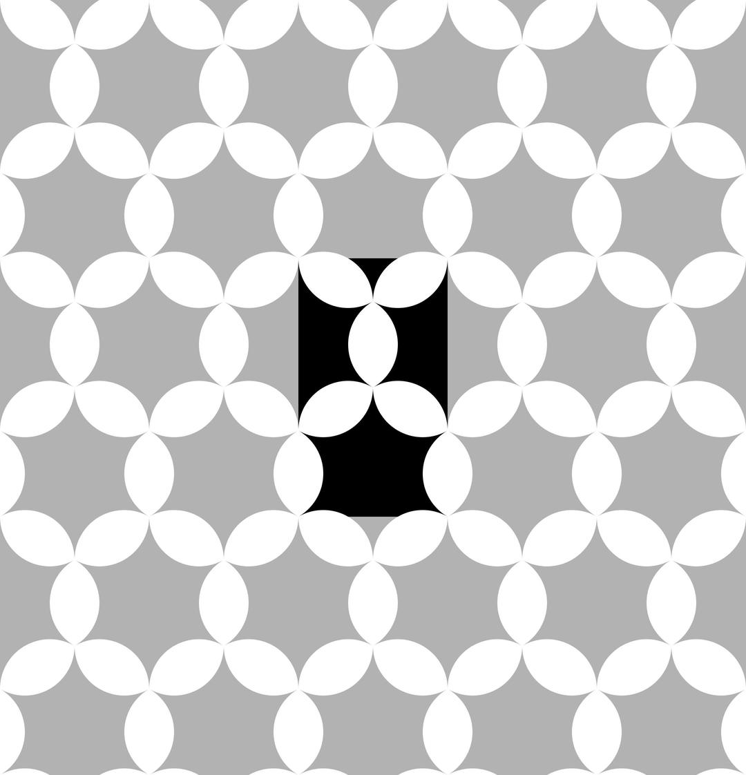 round hexagon clover (tiled) png transparent