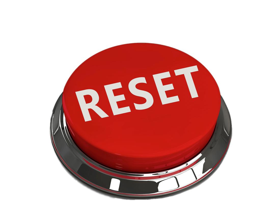 Round Reset Button png transparent