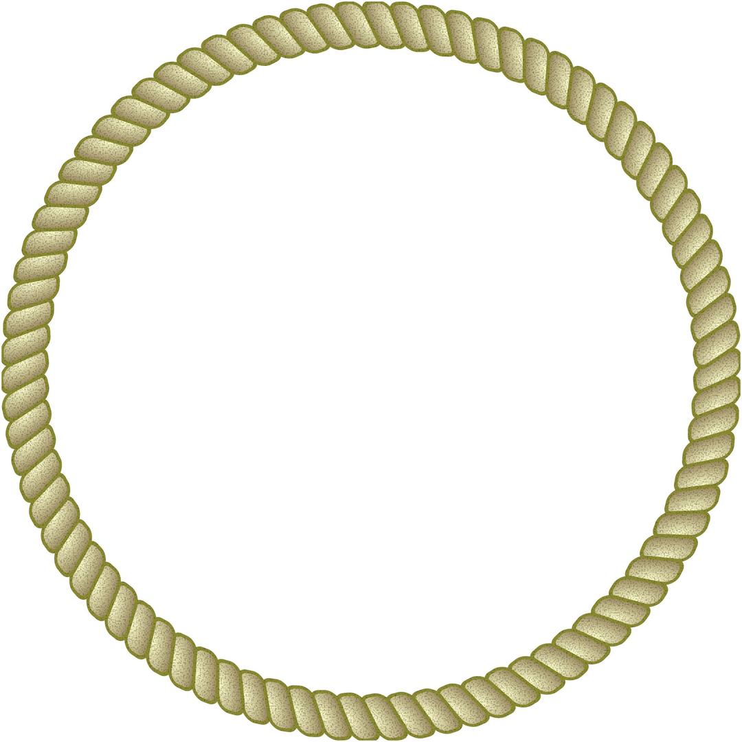 Round Rope Border png transparent