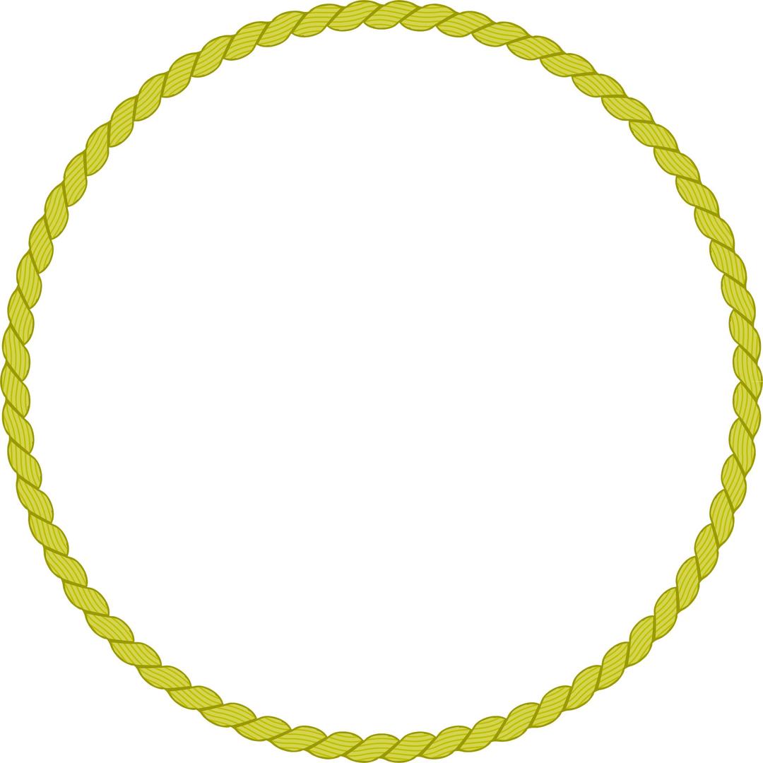 Round Rope Border 2 png transparent