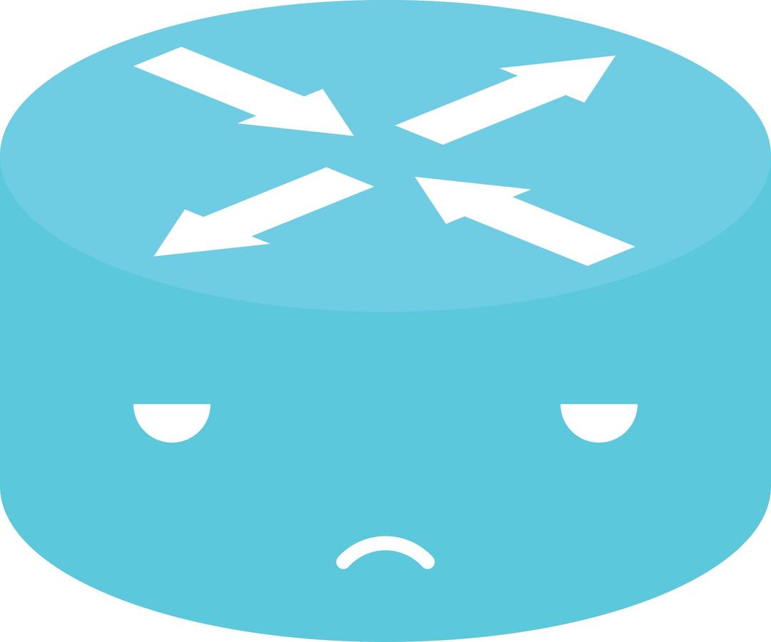 Router Emoticon "Feeling Lazy" png transparent