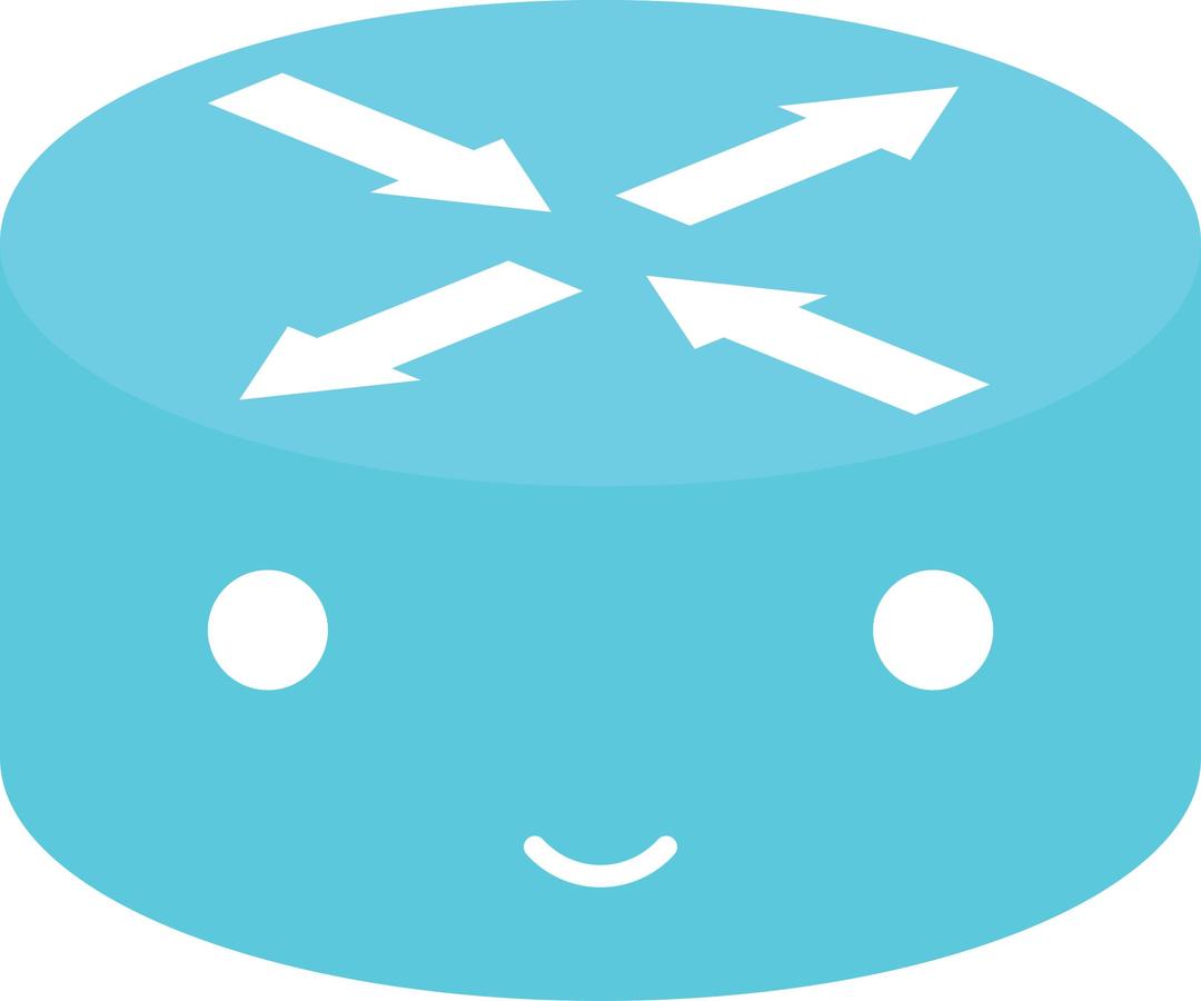 Router Emoticon "Good Mood" png transparent