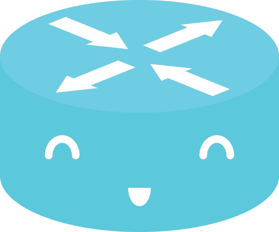 Router Emoticon "Happy! Happy!" png transparent