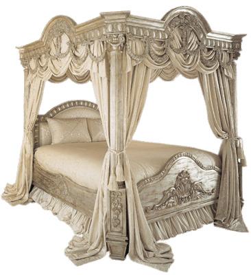 Royal Canopy Bed png transparent