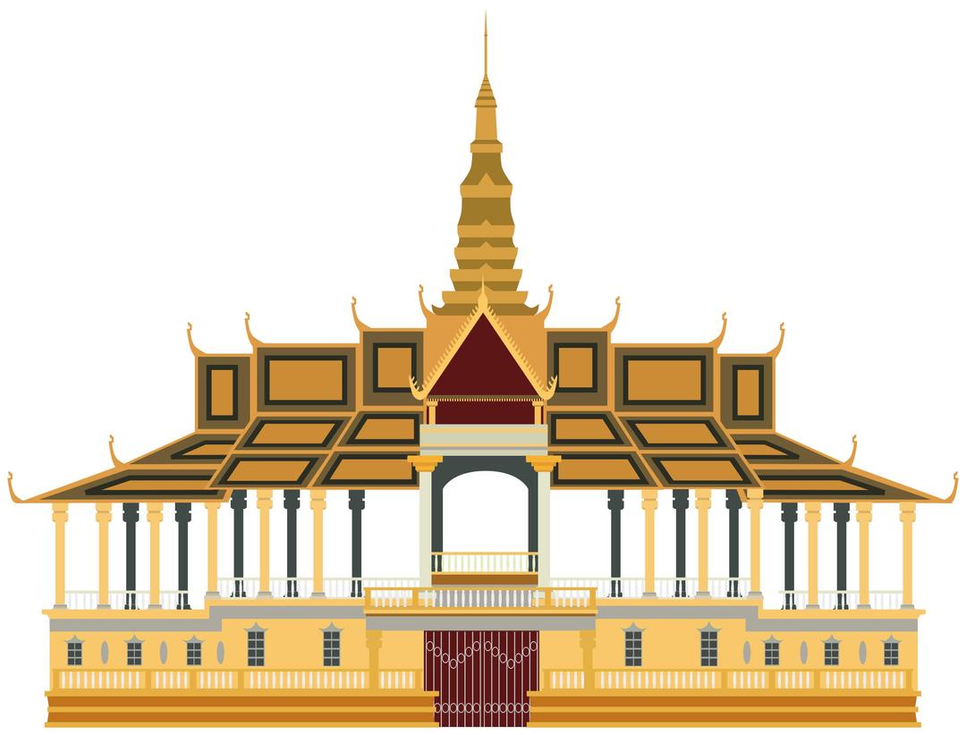 Royal Palace Phnom Penh png transparent