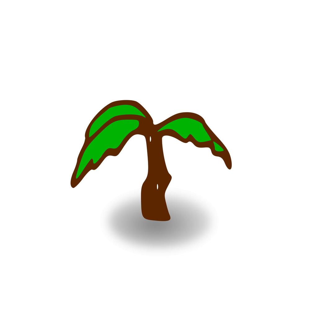 RPG map symbols: palm tree png transparent