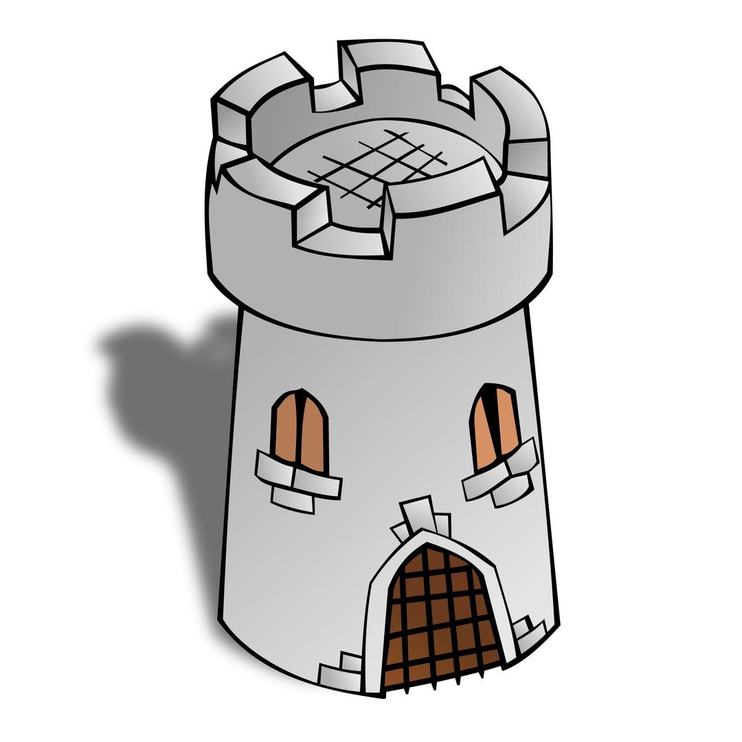 RPG map symbols: Round Tower png transparent